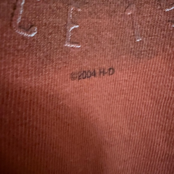 Vintage Orange Harley Davidson (2004) T shirt (XL) - Picture 3 of 4